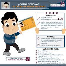 Reniecperu Necesitas Renovar El Dni De Tu Nino O Nina Facebook