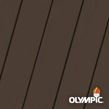 The stain adds color to your deck while simultaneously sealing it to ensure it's waterproof and safe from uv rays. Olympic Maximum 1 Gal Coffee Solid Color Exterior Stain And Sealant In One Oly231 01 The Home Depot