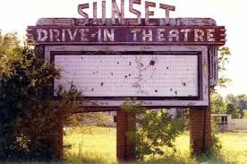 Sunset Drive In Theater Marquee Brunswick Ga Drive In Theater Drive In Movie Theater Abandoned Places