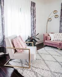 Modern Glam Chic Style Wohnzimmer Gold Samt Luxe Home Decor Chic Decor Glam Gold Home Luxe Modern Samt Glam Living Room Chic Living Room Living Decor