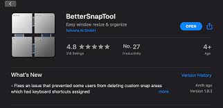 Bettersnaptool is very customizable and will change the way you work with your mac! Bettersnaptool Macrumors Forums