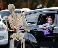 Mansfield trick-or-treat drive-thru