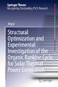 Structural Optimization and Experimental Investigation of the ...