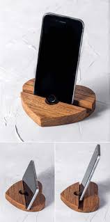 Beautiful Wooden Heart Shaped Phone Or Tablet Stand Wooden Phone Holder Wood Phone Holder Wooden Hearts