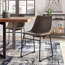 Bamey Upholstered Side Chair In 2020 Upholstered Dining Chairs Round Back Dining Chairs Upholstered Side Chair