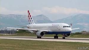 There are three airbus 320 in croatia airline´s fleet which can hold 164 passengers. Split Airport Croatia Airlines Airbus A320 Takeoff To London Hd Youtube