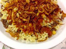 Egyptian Lentil Rice Pasta Koshari Egyptian Food Middle Eastern Recipes Koshari Recipe