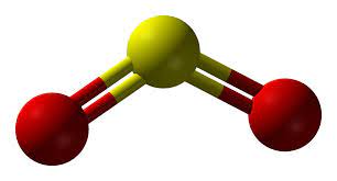 It is a poisonous gas with a pungent, irritating smell, that is released by volcanoes and in various industrial processes. File Sulfur Dioxide 3d Balls Png Wikipedia