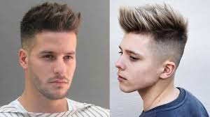 The quiff hairstyle has shaved sides and back, however, the top of the hair is styled upwards and slightly combed backward for a more sophisticated, textured and decent look. Textured Quiff Haircuts For Guys 2018 Skin Fade With Textured Top Haircuts For Boys 2018 Youtube