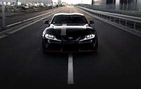See more of supra mk5 on facebook. Wallpaper Road Asphalt Markup Black Street Coupe Toyota Front View Supra The Fifth Generation Mk5 Manhart Double 2020 Gr Above A90 Images For Desktop Section Toyota Download