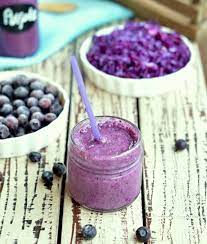 Purple Smoothie Sweet As Honey Purple Smoothie Cabbage Smoothie Blueberries Smoothie