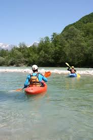 Kayaking On Soca River Foto Soca Rafting D O O Bovec Slovenia Kayaking Rafting Slovenia