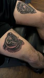 Some Traddy Daddy Vibes by Artist Diego 🥶 , Let us what you think in the  comments !!! , #trad #traditionaltattoo #blackwork #tattoo , #blue #diamond  #tattoo