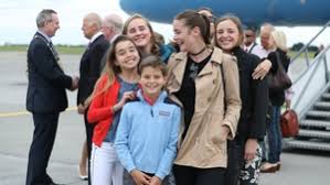 Joe biden and grandchildren natalie and huntercredit: In Pictures Us Vice President Joe Biden S Visit