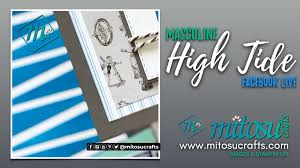 Creating masculine cards can be a bit challenging. Masculine Cards With High Tide Stamp Mitosu Crafts