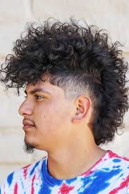 The hair on the sides is faded low and the top is long enough to ensure fewer visits at the stylist. The Rundown On The Best Punk Hairstyles To Express Yourself Punk Hair Curly Mohawk Hairstyles Low Fade Haircut
