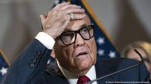 Giuliani's suspension was sought by the attorney grievance committee for the first judicial department the suspension order accuses giuliani of making false claims to courts, lawmakers. New York Court Suspends Rudy Giuliani S Law License News Dw 24 06 2021