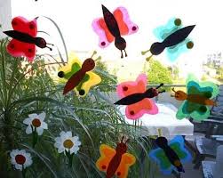 Schmetterlinge Aus Transparentpapier Furs Fenster Tiere Basteln Meine Enkel Und Ich M Tiere Basteln Basteln Fruhling Kinder Basteln Mit Transparentpapier