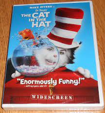 Dr Seuss The Cat In The Hat Mike Myers Dvd New Sealed Widescreen Cat In The Hat Movie Seuss Cats