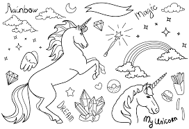 Disegni da colorare di unicorno. Disegni Da Colorare E Stampare Di Unicorni Kawaii Novocom Top