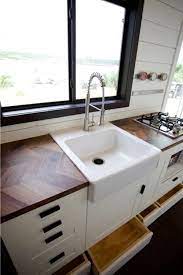 Texas Waterfront By Nomad Tiny Homes Tiny Living Farmhouse Sink Home Farmhouse Sink Kitchen