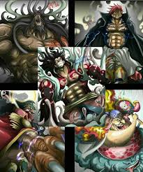 The Five Yonko One Piece Manga One Piece Anime One Piece Pictures