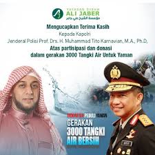 Namun, belum lama ini dikabarkan ulama yang juga dikenal sebagai juri di salah satu ajang pencarian bakat pendakwah cilik itu kondisinya membaik. Terima Kasih Yayasan Syekh Ali Jaber Untuk Kapolri Kabarpolisi Com