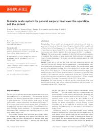 For example, in 2021/22 the standard minimum guarantee for a couple in pension credit is £270.30 per week (£1,171.30 per month). Pdf Modular Acute System For General Surgery Hand Over The Operation Not The Patient Tamara Glyn And Garth Poole Academia Edu