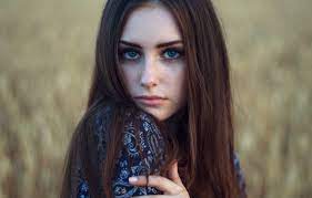 Warm skin tone for best hair color for blue eyes. Wallpaper Summer Look Girl Sweetheart Model Portrait Freckles Brown Hair The Beauty Young Blue Eyed Cute Beauty Bokeh Russian Wonderful Images For Desktop Section Devushki Download