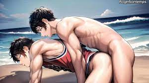 Gay Basketball Players Beach Sex Animation Cartoon Porn Hentai 