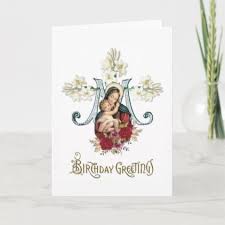 Greeting Card For Mother Mary Birthday Pin On Floral Gifts