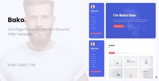 Here we have another well designed professional looking resume template following a modern and minimalistic design language. Download Bako Personal Portfolio Resume Html Template Nulled