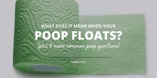 what does it mean when your poop floats