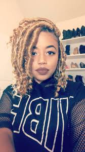Black And Platinum Blonde Faux Locs Short Blonde Goddess Locs Youtube 1nonlycash Faux Locs Hairstyles Natural Hair Styles Hair Styles