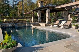 Modern twist to traditional house. 15x20 Pool Ideas Photos Houzz