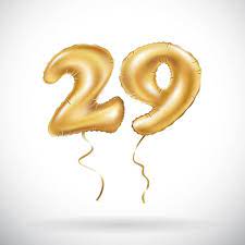 It is the tenth prime number, and also the fourth primorial prime. 773 29 Years Vectors Royalty Free Vector 29 Years Images Depositphotos