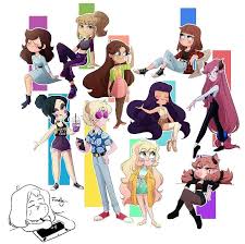 La Imagen Puede Contener Una O Varias Personas Dibujos Animados Fotos En Caricatura Diseno De Personajes