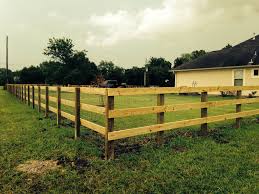 3 Rail Fence With 4x6 Treated Post And 2x6 Treated Rails Backyard Fences Wood Fence Post Fence