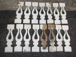 Lot 4 nos lrg vintturned wood baluster spindle porch post architecture salvage. 15 Antique Baluster Sawn Porch Railing Gingerbread Victorian Corbel Handrail Handmade Victorian Porch Porch Balusters Porch Railing