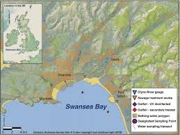 Izmantojiet kartes funkcijas, lai tuvinātu. Map Of The Swansea Bay Study Area Showing The Locations Of The Clyne Download Scientific Diagram