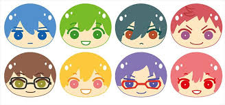omanjuu niginigi mascot free mascot iwatobi swim club swim club