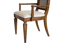 But for something a bit more unexpected, we love a rustic table surrounded by a mishmash of upholstered french. High End Used Furniture Bernhardt Country French Cane Back Dining Side Chair Homifind