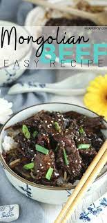 Mongolian Beef Easy Recipe Recipe Recipes Easy Meals Beef Recipes