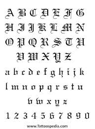 Tattoospedia Number Tattoo Fonts Tattoo Script Fonts Calligraphy Tattoo