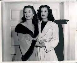Hedy Lamarr With Her Stand In Sylvia Lamarr They Were Not Sisters Hedy Lamarr Hollywood Hollywood Stars