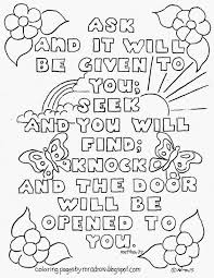 Coloring Pages For Kids By Mr Adron Ask And It Will Be Given To You Free Colorin Bible Verse Coloring Page Sunday School Coloring Pages Bible Coloring Pages