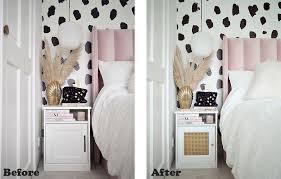 Black rattan garden furniture uk ikea lighting hacks. Rattan Cane Ikea Bedside Table Diy Hack Lust Living