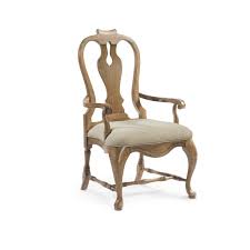 Bassett Mirror Company Kinzie Armchair Set Of 2 Solid Wood Dining Chairs Dining Chairs Upholstered Side Chair