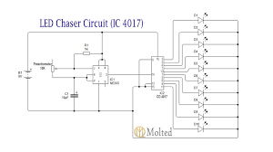 Connect all components carefully as given in circuit diagram. Three Ways To Make Led Chaser Circuit With Speed Control Back And Forth Effect Trybotics