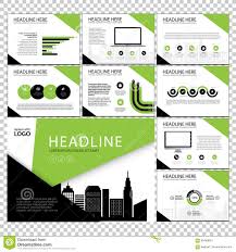 Multipurpose Template For Presentation Slides With Graphs